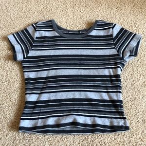 Brandy Melville Stripped Crop Top